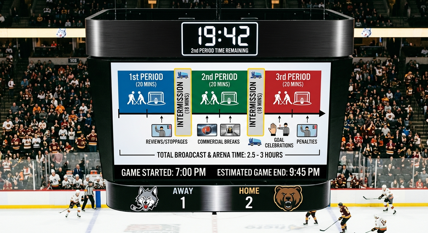 How Long Is a Hockey Game? Complete Guide to Hockey Game Length, Periods, Breaks, and Overtime